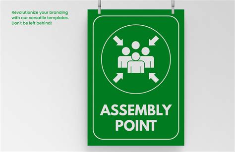 School Assembly Point Sign Template In Illustrator Word Png Psd Download