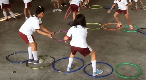 Aros en Educación Física juegos y tareas Mundo Entrenamiento