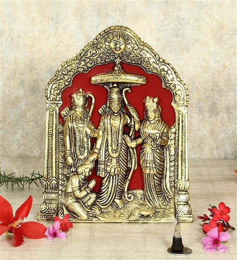 Buy Multicolor Aluminium Lord Raam Lord Laxman Goddess Sita And Lord