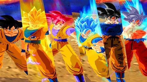 Todas As Transforma Es Do Goku Filme Base Ssj Ssj Ssj Ssg Ssb