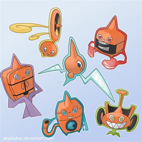 Formes: Rotom by Skyblufox on DeviantArt