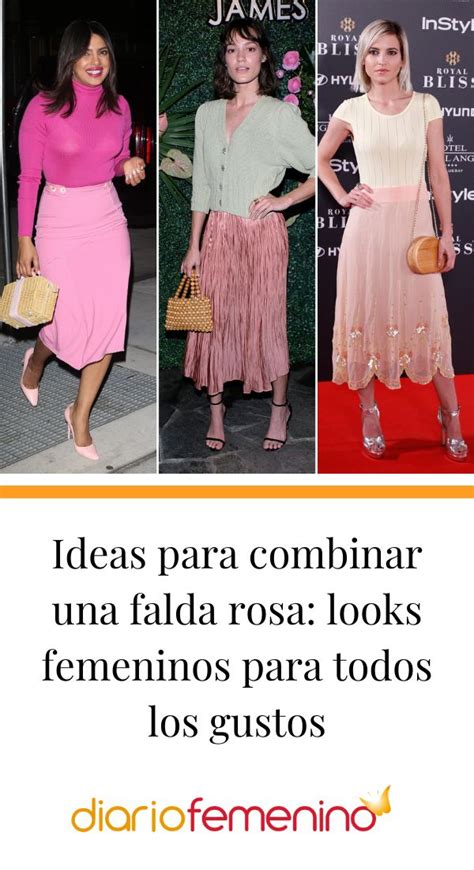 Ideas Para Combinar Una Falda Rosa Looks Femeninos Para Todos Los