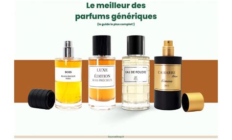 Le guide complet des parfums génériques marques différences