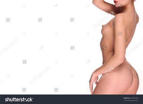Nude Beautiful Woman Body White Background Stock Photo Shutterstock