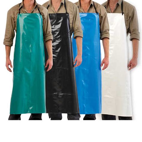 Apron Pvc 08mm Prochoice Cw Polyester Ties 1200mm X 900mm Ppe Safety