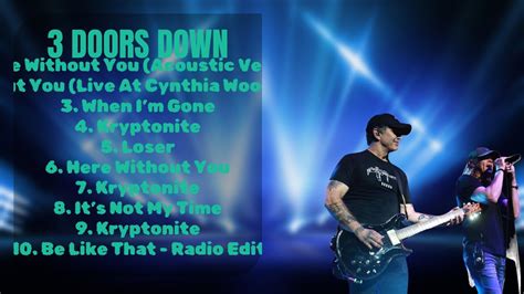 3 Doors Down Best Music Hits Of 2024 Elite Chart Toppers Mix Coveted Youtube