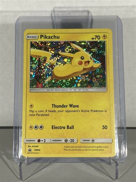 Mavin Pikachu Black Star Promo Pokemon Card No Sm Holo