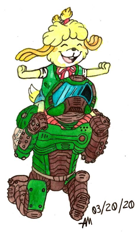 Doom Slayer And Isabelle By Severinstarblaze On Deviantart