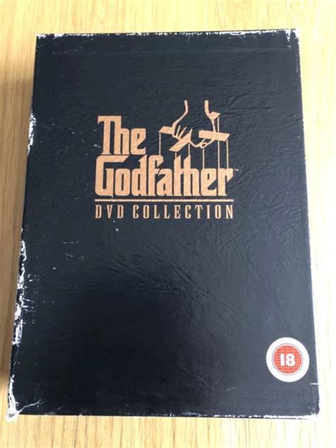 The Godfather Trilogy Dvd Marlon Brando Al Pacino X Disc Set Region