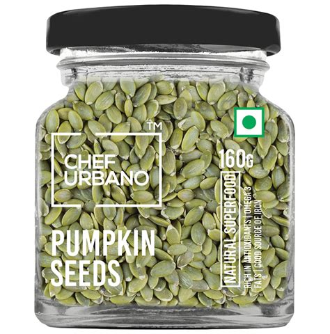 Chef Urbano Pumpkin Seeds Buy Jar Of 160 0 Gm Seeds At Best Price In