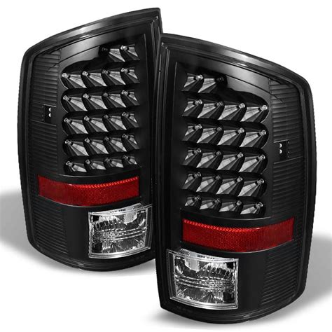 Akkon For Black 07 08 Dodge Ram 1500 07 09 Ram 2500 3500 Pickup Truck Led Tail Lights Brake