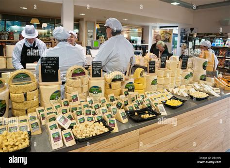 Great Britain, England, North Yorkshire, Hawes, Wensleydale Creamery ...