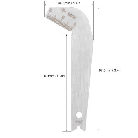 BOY jauge d angle de forage en métal Jauge d angle de foret de 2 pièces