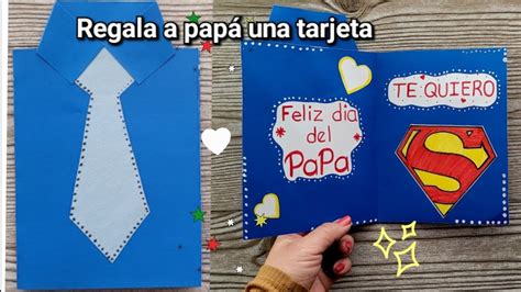 Idea De Como Hacer Una Tarjeta Para El Dia Del Padre Facil Y Bonita Youtube