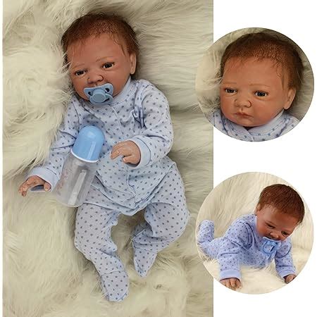 Ziyiui Reborn Baby Puppe Zoll Cm Babypuppe Realistisch Reborn Baby