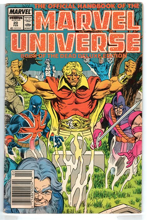 Official Handbook Of The Marvel Universe Deluxe Edition 20 1985 88