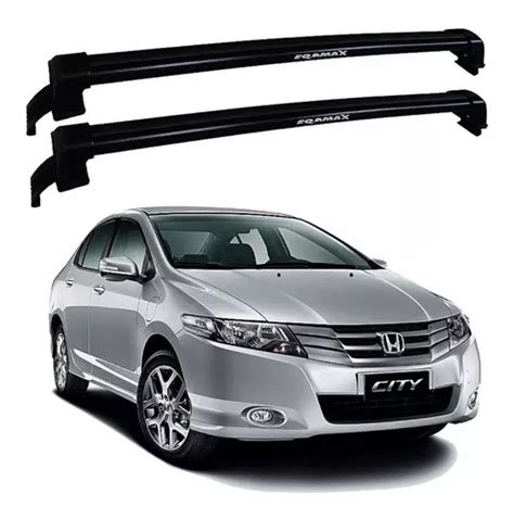 Rack De Teto Honda City 2010 11 12 13 2014 Eqmax Preto