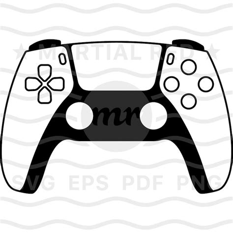 Playstation 5 Game Controller Svg Dualsense Svg Ps5 Video Etsy