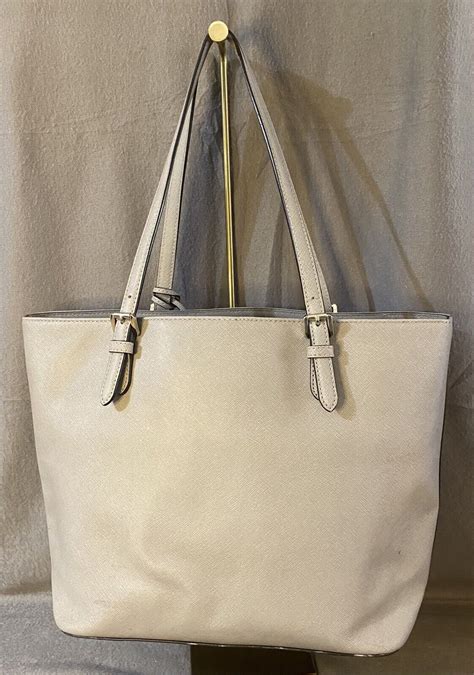 Michael Kors Saffiano Leather Tote With Front Pocket  Gem