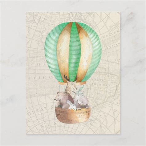 Hot Air Balloon Baby Shower Guessing Game Enclosure Card Zazzle