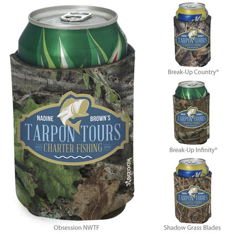 Koozie Mossy Oak Britepix Can Cooler Inkmule