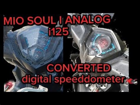 Mio Soul I Analog I Converted Digital Speeddometer Marwinmotorvlog