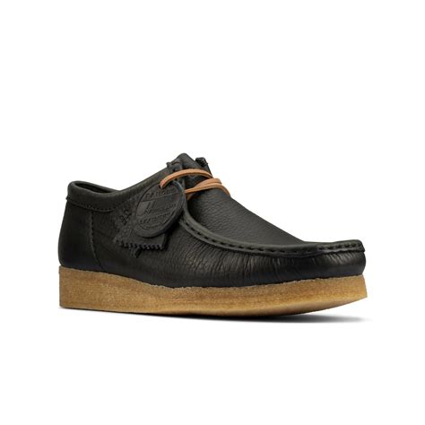 Clarks Originals Wallabee Black Natural Leather 26160786 Consortium