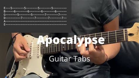 Apocalypse By Cigarettes After Sex Guitar Tabs Youtube Music