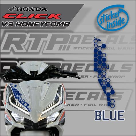 Honda Click V3 Honeycomb Decals Sticker Lazada Ph