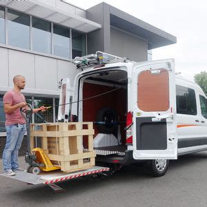 Retractable Lift Gate Dh Lsp Series Dhollandia Van