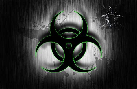 Green Biohazard Wallpaper