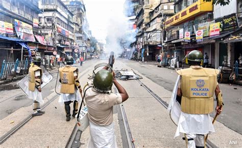 Bengal Bandh Today After Police Use Tear Gas Water Canon On Protesters