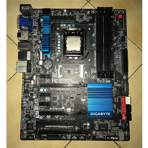 Gigabyte Ga Z77x D3h Motherboard With I7 2700k Intel Cpu 44 Off