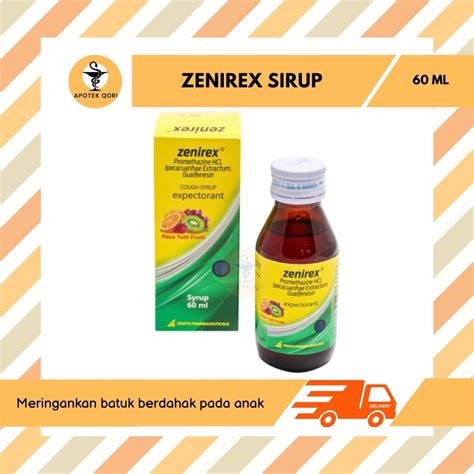 Jual Zenirex Sirup Ml Obat Batuk Berdahak Shopee Indonesia