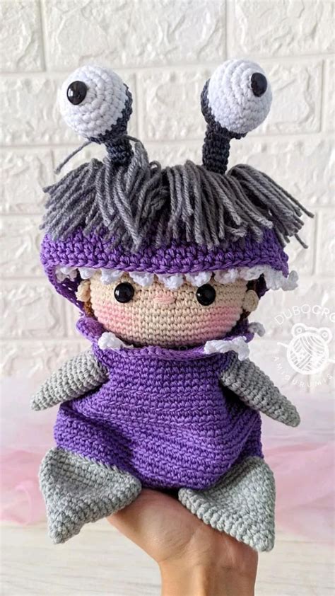 Boo Monster Inc Crochet Amigurumis Monstruos De Ganchillo Ganchillo