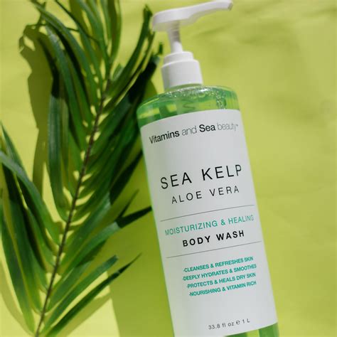 Sea Kelp And Aloe Vera Moisturizing And Healing Shower Gel Vitamins And