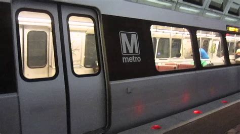 Wmata Alstom Consists On The Green Line At Mount Vernon Square Youtube