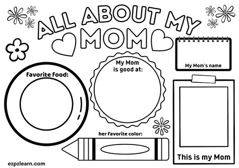 Free All About My Mom Printable Mom Questionnaires Grandma And