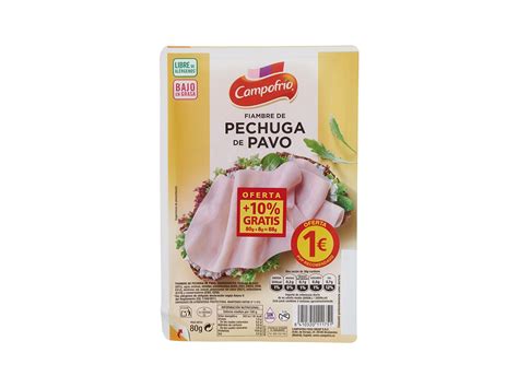 Campofrío Pechuga de pavo lonchas Lidl