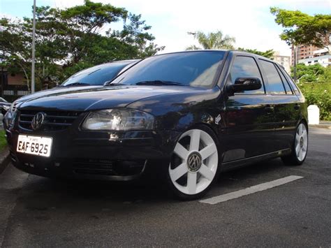 Gol G4 Rebaixado White Wheels Rebaixados E Tunados