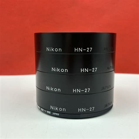 Yahoo オークション Nikon メタルレンズフード Hn 27 4点セット 純