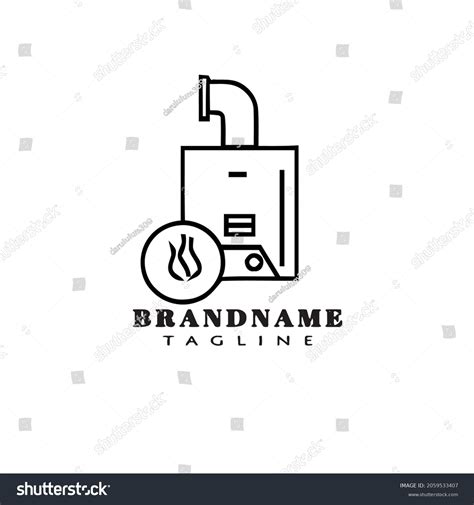 Boiler Logo Cartoon Icon Design Template Stock Vector (Royalty Free ...