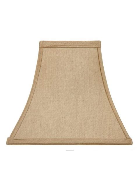 Square Bell 10 Inch Candle Stick Replacement Lamp Shade Tan