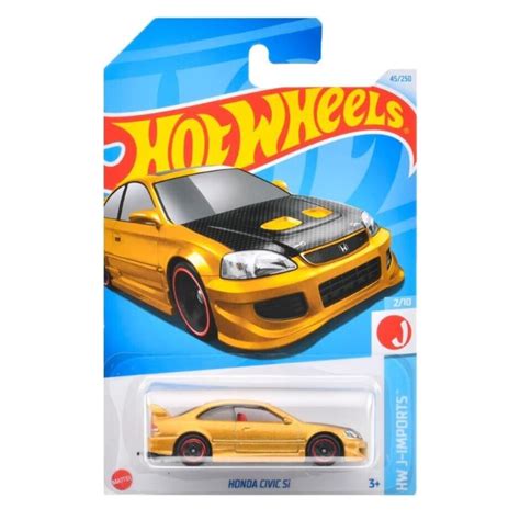Hot Wheels Honda Civic Si Gold Shopee Malaysia