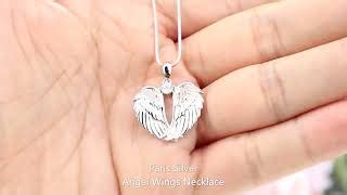 Jual Kalung Angel Wings Liontin Sayap Malaikat Perak 925 Asli Lapis