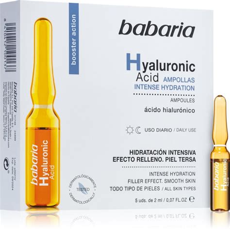 Babaria Hyaluronic Acid Ampule With Hyaluronic Acid Notino Co Uk