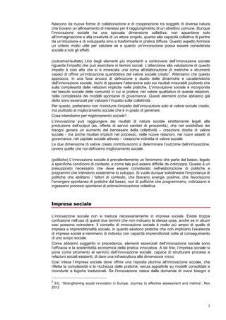 Social Innovation Workshop Rapporto Finale Pdf