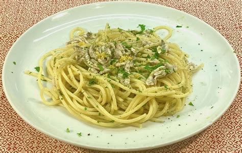 Spaghetti Con Le Alici Fresche La Cucina Di Piero Benigni E La Tradizione