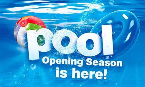 Today Is National Pool Opening Day Get The Latest