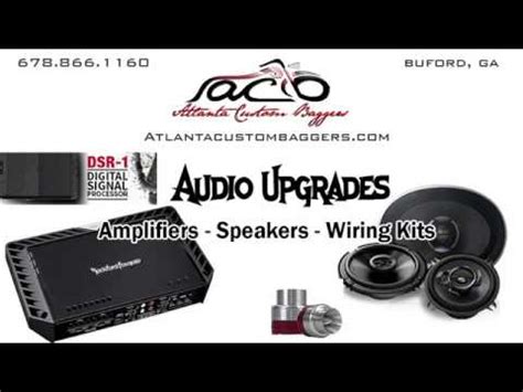 Atlanta Custom Baggers 10 Universal Midbass Install Kit YouTube